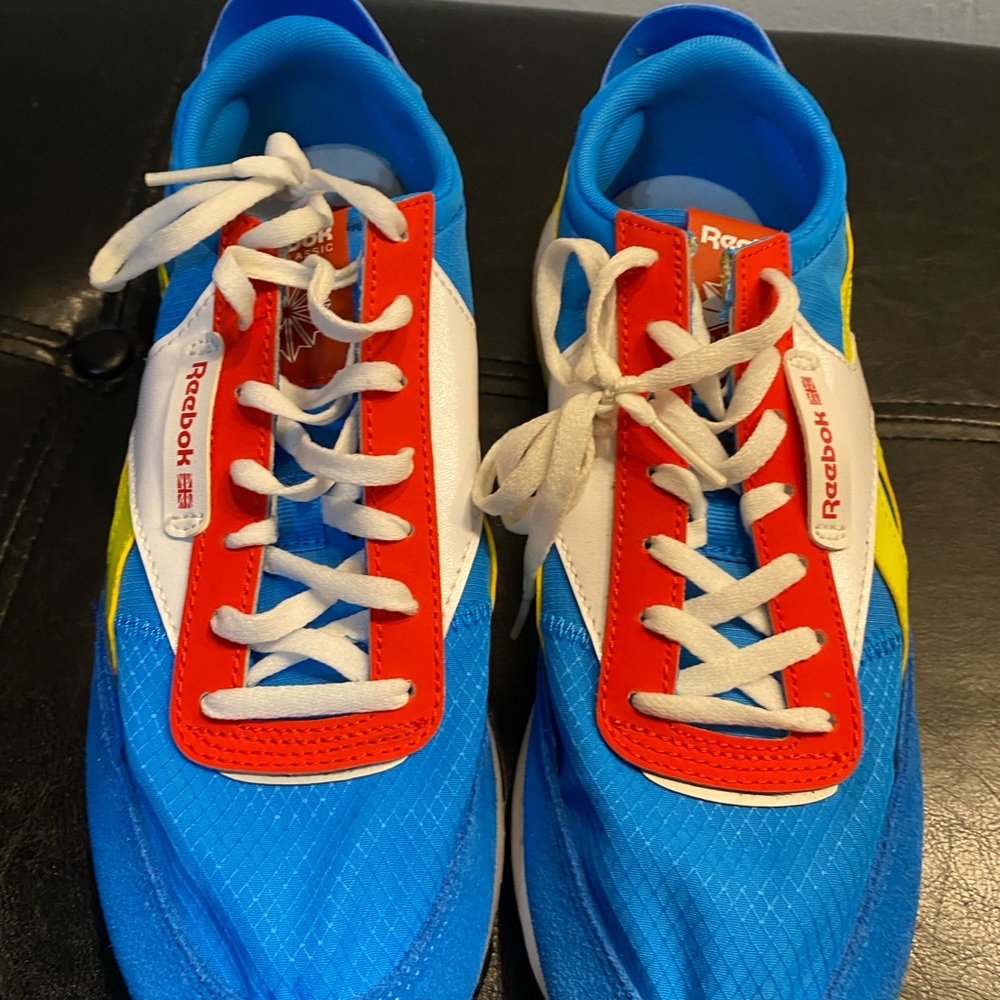 Reebok Kids Sneakers in Blue, Red, and Yellow